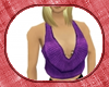 knitted purple top
