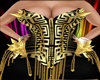 versace corsets gold