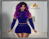 Purple Knit Skirt RLL