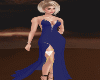 Blue sexy gown