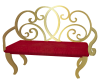 SE-Gold & Red Bench