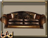 Art Deco Brown Sofa