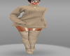Beige Knit Fit w/Boots