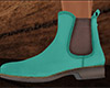Green Chelsea Boots 6 (F)