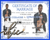 Custom Wed certificate