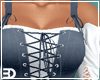 Denim Corset Pocket Pant