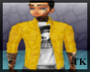 TK*Yellow Leather Jacket