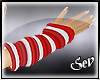 *S Candycane Armwarmers
