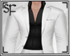 SF Black White Open Suit