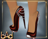 Red Pearl Chained Heels