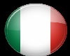 Italy Button Sticker