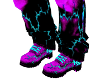~C Purple Dubstep boots