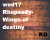 Rhapsody- Wings of desti
