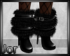 *JJ* Black Fur Boots