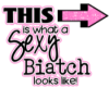 Sexy Biatch Rt  sticker