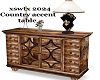 Country accent table