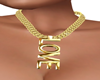 LOVE Gold Neckles