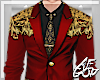 Ⱥ" Red Gold Suits 3