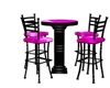 Pink bar stools