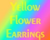 6v3| Yllw Flowr Earrings