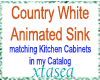Country White Sink A