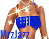 BLUE TUBE TOP