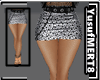 YM| Heart Whitepat SKIRT
