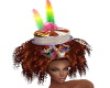 Cake Hat + Hair Fun