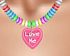 "Love Me" Candy Necklace