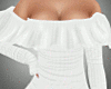 Knit White Dress L