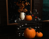 table and pumpkins hal