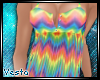 V Tassy Top in Tie Dye