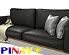 Black Leather Sofa