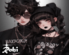 Anime Cute Couple Cutout