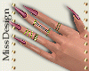 MD♕Nude Nails + Rings