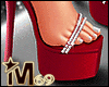 Red Glitter Heels