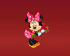 MINI MOUSE AND FLOWERS
