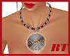Red/Sil Vitality Necklac