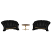 Black Chair Set