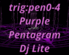 Purple Pentagram Dj Lite