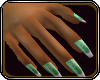 t| Green Winter Nails