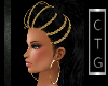 CTG LARGE GOLD HOOPS