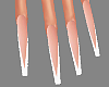 Coffin V Tips White