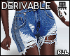 [K]distressed shorts RLL