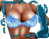 Bikini heart blue 