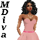 (MDiva)Pink Rose Gown