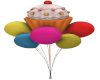 Cupcake & Balloons