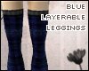 [m] blu tartan leggings