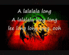 Bob Marley-A lalala song