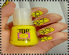 *LG9*Yellow Design Nails